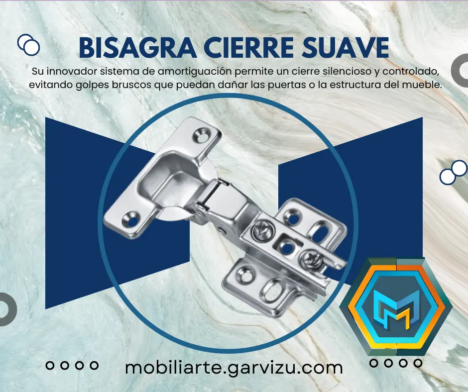 Bisagra Curva Cierre Suave
